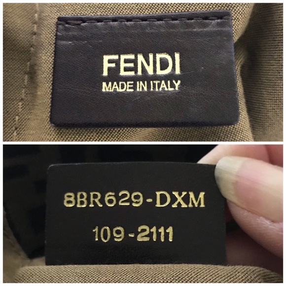 🎭SOD🎭 FENDI Zucca XL Chef 2 Star Studded Tote - Picture 6 of 8